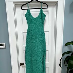 Free People Green Dress with Open Back